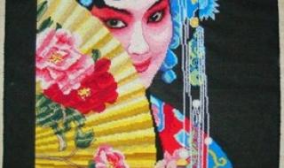 皇室蒙娜丽莎十字绣